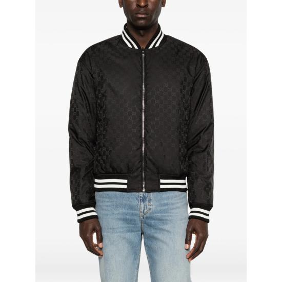 26SS 구찌 리버서블 나일론 트윌 지퍼 재킷 851254 ZAT3D 1000 BLACK - GUCCI