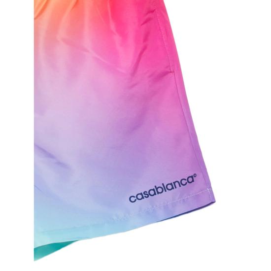 26SS 카사블랑카 스윔팬츠 SP26 TR 032 02 GLAGR BLUE PINK - CASABLANCA