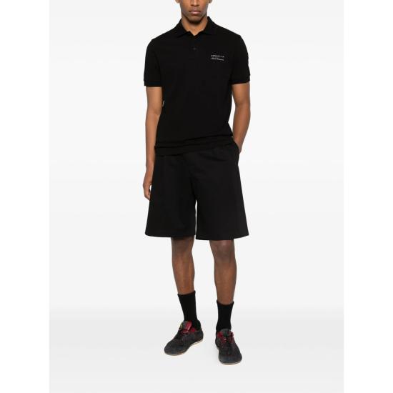 26SS 몽클레어 폴로 티셔츠 89A16 8A000 09 999 BLACK WHITE - MONCLER