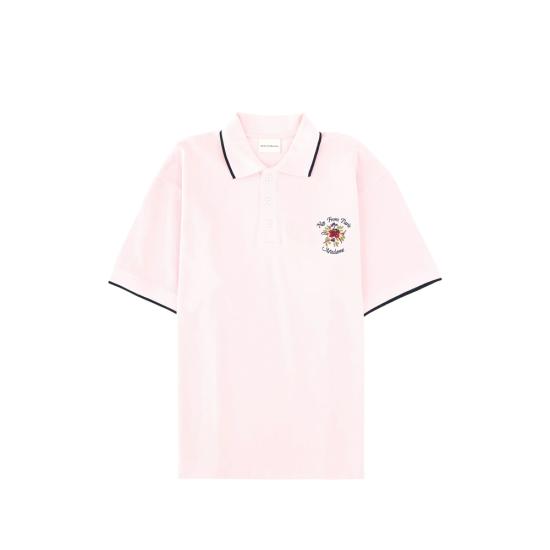 26SS 드롤드무슈 폴로 티셔츠 J PL161 CO264 LIPIN PINK