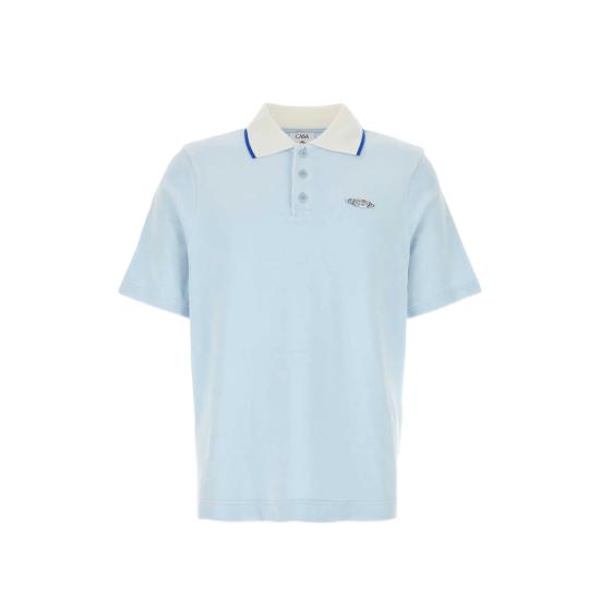26SS 카사블랑카 폴로 티셔츠 SP26 JTP 447 01 PABLU BLUE