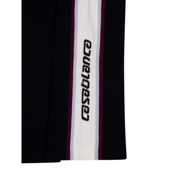 26SS 카사블랑카 스트레이트 팬츠 SP26 KW 1177 01 BLACK - CASABLANCA