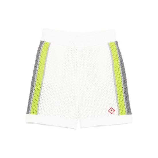 26SS 카사블랑카 숏팬츠 SP26 KW 1208 01 WHITE