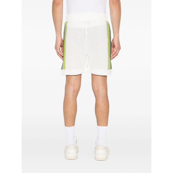 26SS 카사블랑카 숏팬츠 SP26 KW 1208 01 WHITE - CASABLANCA