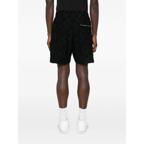 26SS 카사블랑카 숏팬츠 SP26 JTR 271 02 BLACK - CASABLANCA