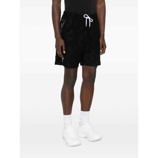 26SS 카사블랑카 숏팬츠 SP26 JTR 271 02 BLACK - CASABLANCA