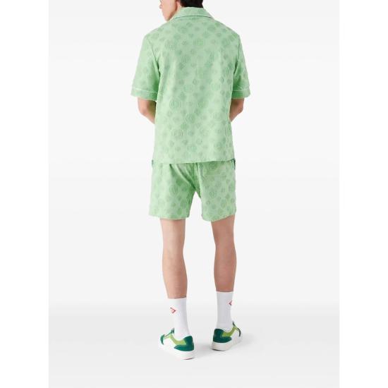 26SS 카사블랑카 숏팬츠 SP26 JTR 271 01 GREEN - CASABLANCA