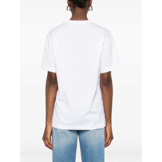 26SS 구찌 프린트 코튼 저지 티셔츠 837959 XJHM5 9081 WHITE - GUCCI