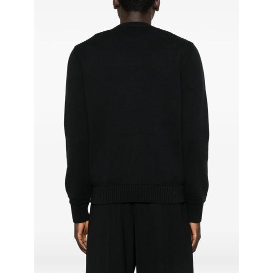 26SS 구찌 인타르시아 니트 코튼 울 스웨터 851724 XKFBC 1000 BLACK - GUCCI