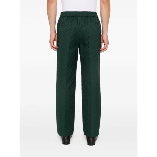 26SS 구찌 스트레이트 팬츠 814642 ZAF4S 4623 GREEN - GUCCI