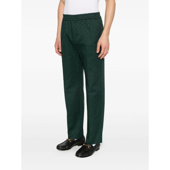 26SS 구찌 스트레이트 팬츠 814642 ZAF4S 4623 GREEN - GUCCI
