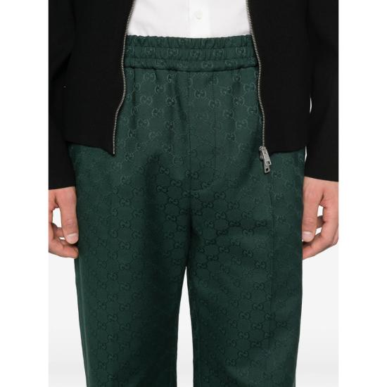 26SS 구찌 스트레이트 팬츠 814642 ZAF4S 4623 GREEN - GUCCI