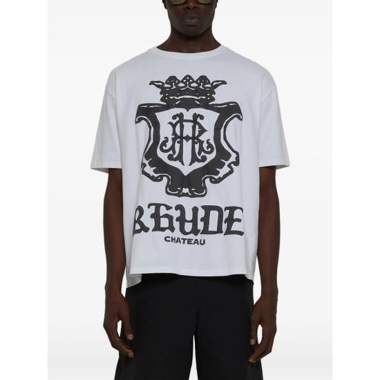 26SS 루드 반팔 티셔츠 RHPS26TT08012 6007 WHITE - RHUDE