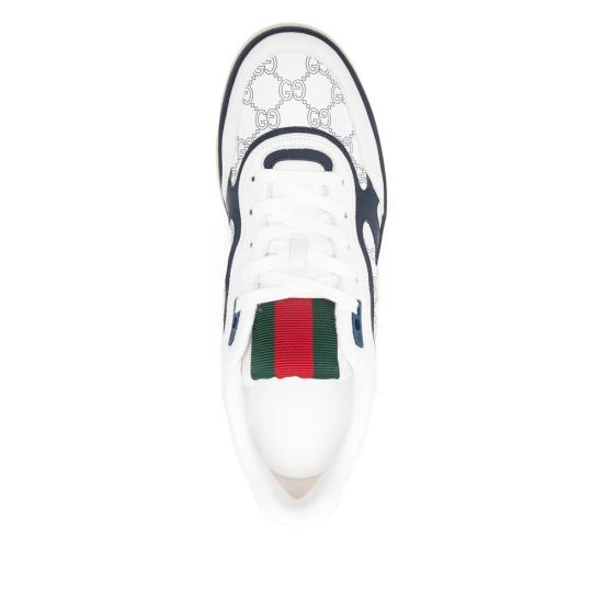 26SS 구찌 리웹 스니커즈 850193 AAFOO 9071 WHITE BLUE - GUCCI