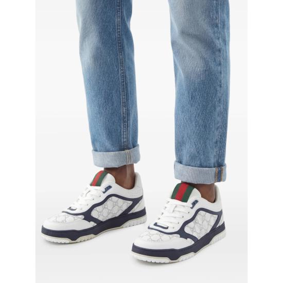26SS 구찌 리웹 스니커즈 850193 AAFOO 9071 WHITE BLUE - GUCCI