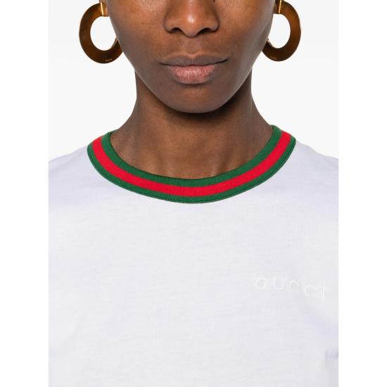 26SS 구찌 코튼 저지 티셔츠 819551 XJHJA 9692 WHITE - GUCCI