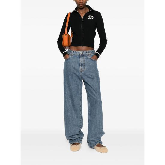 26SS 구찌 가디건 856220 XKFCZ 1214 BLACK - GUCCI