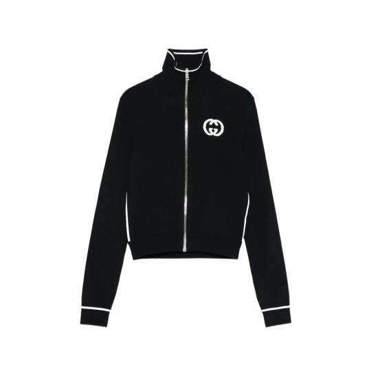 26SS 구찌 가디건 856220 XKFCZ 1214 BLACK