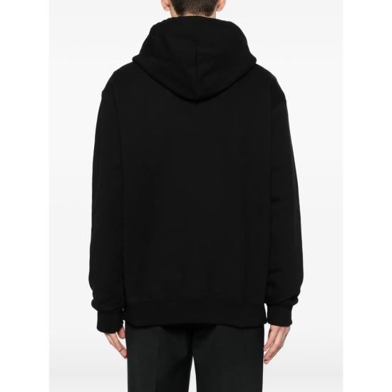 26SS 구찌 프린트 디테일 코튼 저지 스웨트셔츠 855976 XJHNH 1152 BLACK - GUCCI