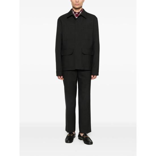 26SS 구찌 셀비지 디테일 울 재킷 853006 ZAS68 1076 GREY - GUCCI