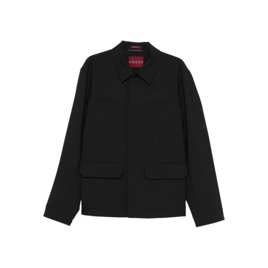 26SS 구찌 셀비지 디테일 울 재킷 853006 ZAS68 1076 GREY