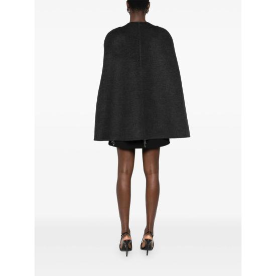 26SS 구찌 홀스빗 실크 울 케이프 852796 ZAQW0 1179 GREY - GUCCI