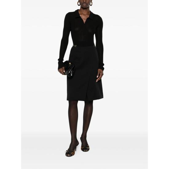 26SS 구찌 스커트 842925 ZAOKF 1000 BLACK - GUCCI