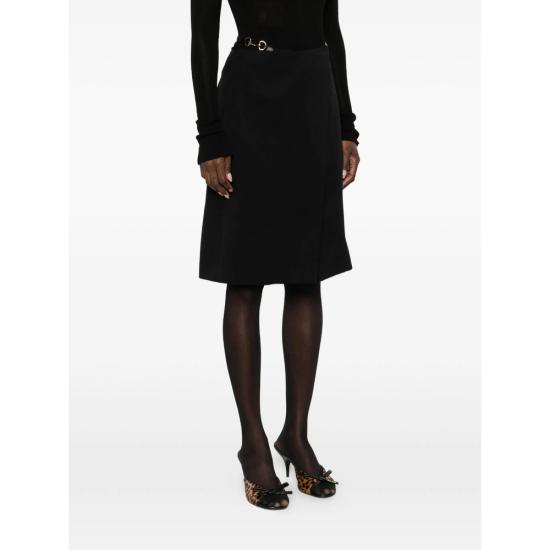 26SS 구찌 스커트 842925 ZAOKF 1000 BLACK - GUCCI