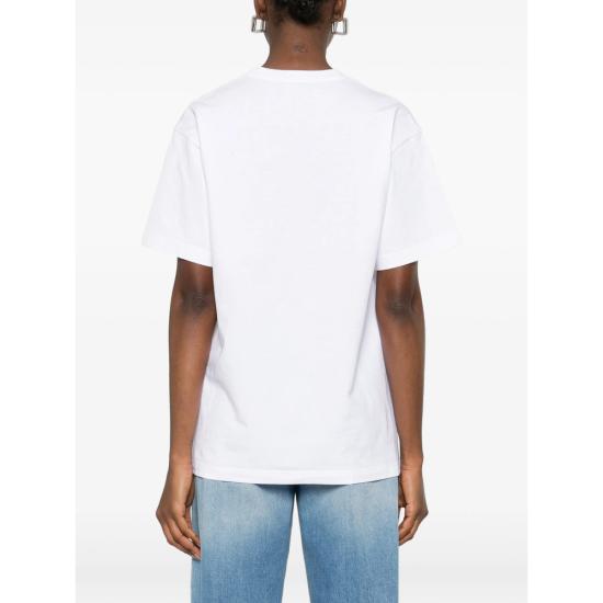 26SS 구찌 프린트 디테일 코튼 저지 티셔츠 837959 XJHMY 9081 WHITE - GUCCI