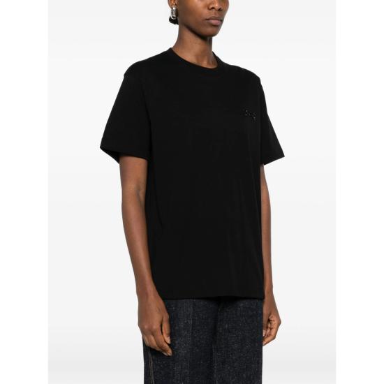 26SS 구찌 자수 코튼 저지 티셔츠 837959 XJHMR 1043 BLACK - GUCCI