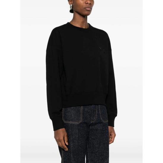 26SS 구찌 자수 코튼 저지 스웨트셔츠 837931 XJHMP 1043 BLACK - GUCCI