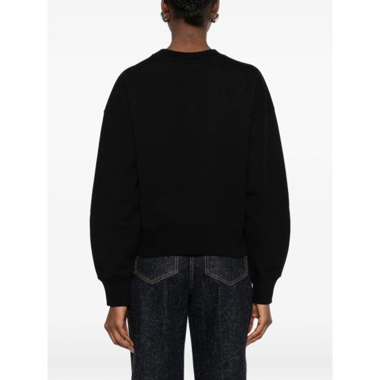 26SS 구찌 자수 코튼 저지 스웨트셔츠 837931 XJHMP 1043 BLACK - GUCCI