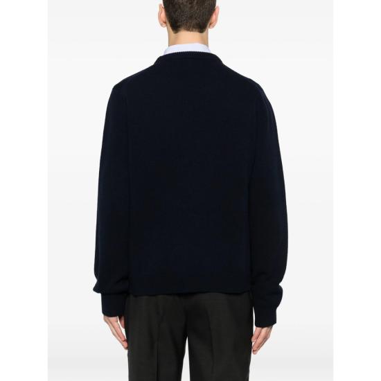 26SS 구찌 인타르시아 울 스웨터 795347 XKD74 4071 BLUE - GUCCI