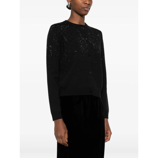 26SS 구찌 가디건 813850 XKFB3 1043 BLACK - GUCCI