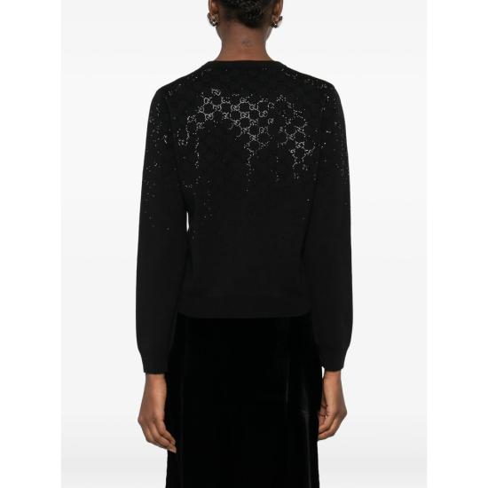 26SS 구찌 가디건 813850 XKFB3 1043 BLACK - GUCCI