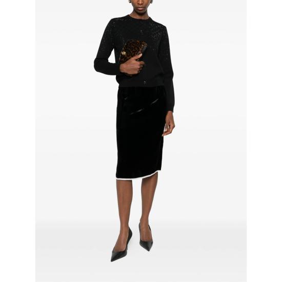 26SS 구찌 가디건 813850 XKFB3 1043 BLACK - GUCCI