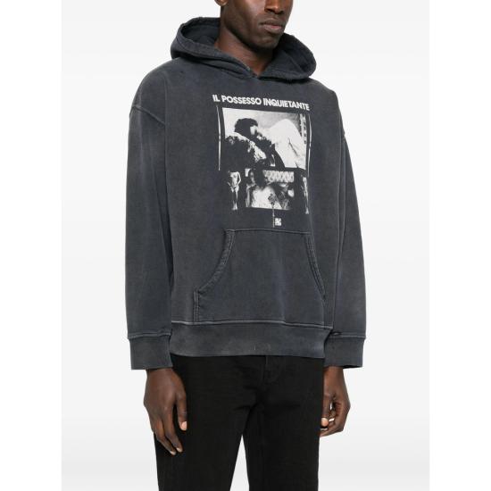 26SS 앙팡리쉬데프리메 후드 티셔츠 020 488 BLACK GREY - ENFANTS RICHES DEPRIMES