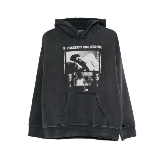 26SS 앙팡리쉬데프리메 후드 티셔츠 020 488 BLACK GREY