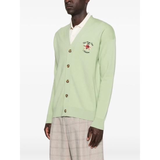 26SS 드롤드무슈 가디건 J CA166 WO007 OLIVE GREEN - DROLE DE MONSIEUR