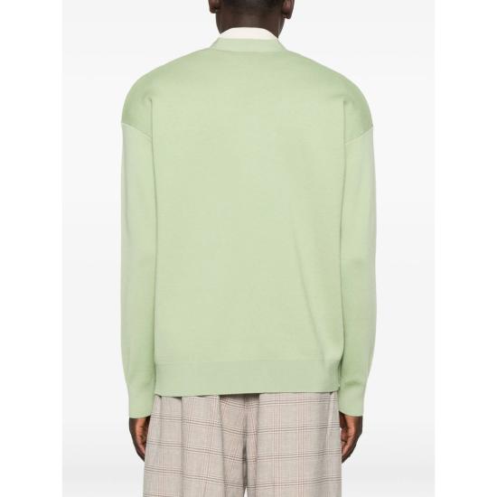 26SS 드롤드무슈 가디건 J CA166 WO007 OLIVE GREEN - DROLE DE MONSIEUR