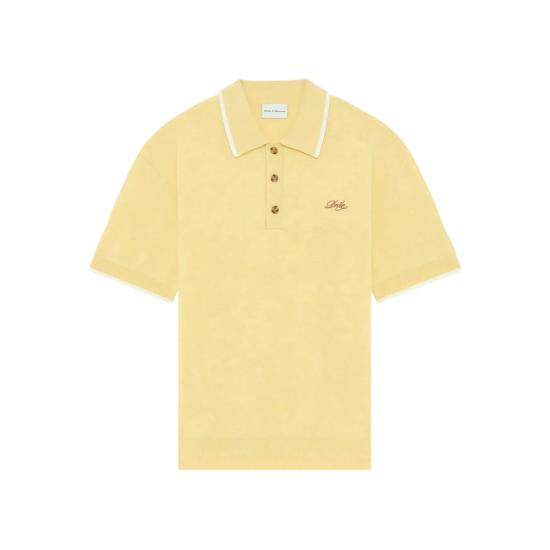 26SS 드롤드무슈 폴로 티셔츠 J PO194 WO007 LIYEL YELLOW