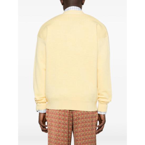 26SS 드롤드무슈 가디건 J CA123 WO007 LIYEL YELLOW - DROLE DE MONSIEUR