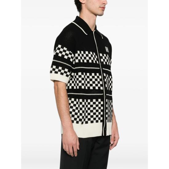 26SS 아미리 반팔 셔츠 AMTOKN1083 BLACK BLACK WHITE - AMIRI