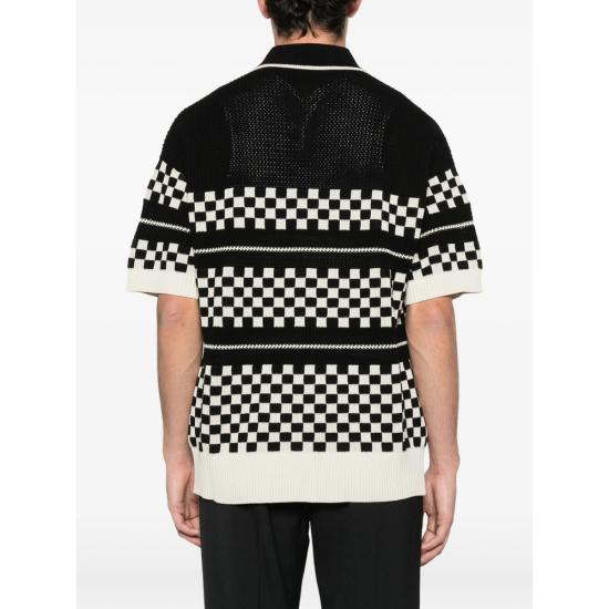 26SS 아미리 반팔 셔츠 AMTOKN1083 BLACK BLACK WHITE - AMIRI