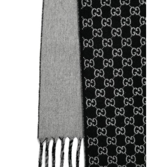 26SS 구찌 머플러/스카프 852038 4GAKX 1063 BLACK GREY - GUCCI