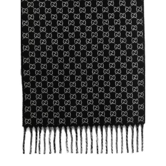 26SS 구찌 머플러/스카프 852038 4GAKX 1063 BLACK GREY - GUCCI