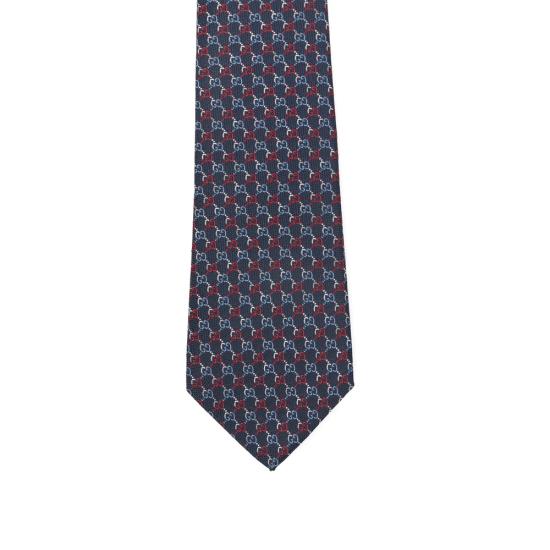 26SS 구찌 넥타이 853350 4E009 4274 BLUE RED - GUCCI