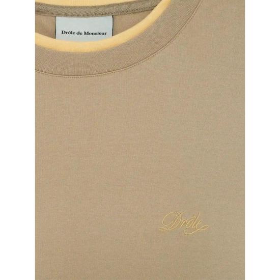 26SS 드롤드무슈 폴로 티셔츠 J TS288 CO002 BEIGE NEUTRALS - DROLE DE MONSIEUR