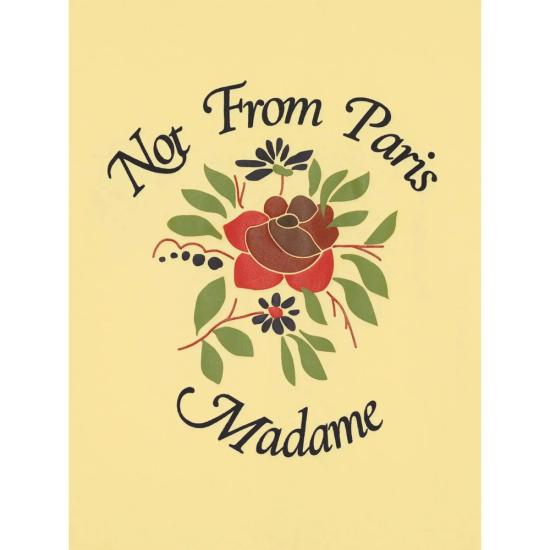 26SS 드롤드무슈 반팔 티셔츠 J TS210 CO002 LIYEL YELLOW - DROLE DE MONSIEUR