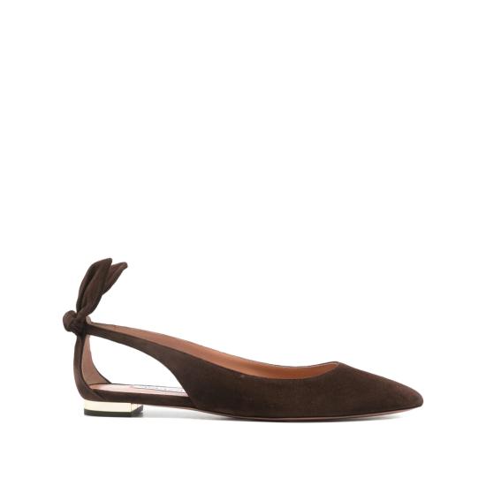 26FW 아쿠아주라 플랫 슈즈 DENFLAB0 SUE ESP ESPRE BROWN